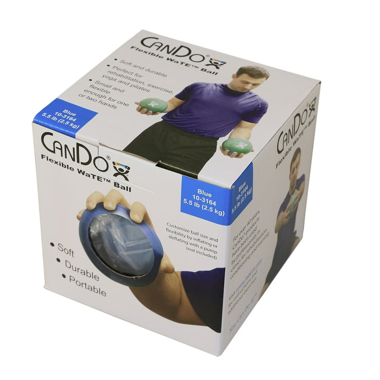 CanDo WaTE Ball - Hand-held Size - Blue - 5 CanDo WaTE Ball - Hand-held Size - Blue - 5