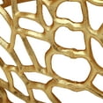 thumbnail image 5 of Noble House Avelina Modern Handcrafted Aluminum Mesh Coffee Table, Gold, 5 of 9