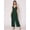 Green, variant on HERE&NOW Women's Solid Jump Suit Dress Ankle Length Strappy Deep Neck Summer Wear Slip On Attched Top And Bottom Set