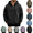 Black, variant on Frnrwgo Men's Hoodie Half Zip Loose Fit Warm Long Sleeve Hooded Casual Fall Winter Top