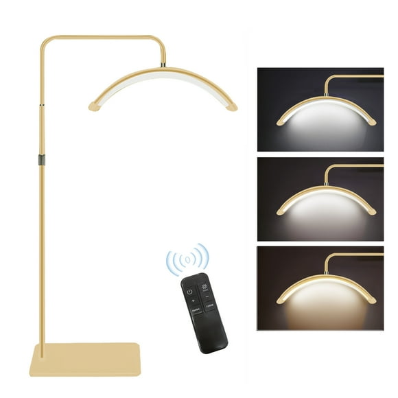 Photography Lamp,3200k-5600k Dimmable Led Video With 70.9in Makeup Live Metal Stand 36w Floor Lamp Floor Led 70.9in Metal Video Shaped Stand Remote Beauty Salon Bedside Fill 3200k-5600k -m6x