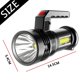thumbnail image 5 of LED COB Linterna brillante 4 Modo 300lm Antorcha a prueba de agua Lámpara de reflector (Rojo), 5 of 5