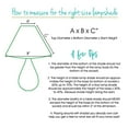 thumbnail image 3 of Cloth & Wire SI07041 Slant Deep Empire Softback Lampshade with Washer Fitter, Antique White, 3 of 4