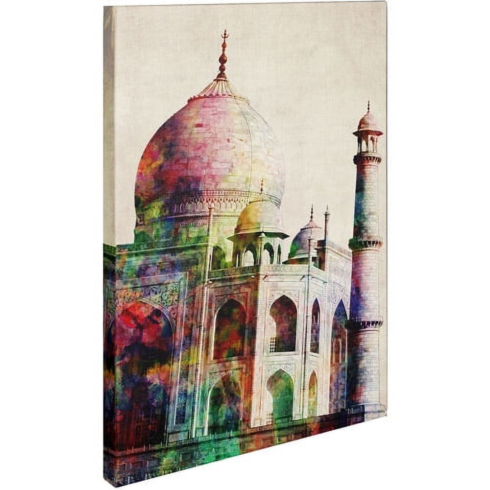 Trademark Art 'Taj Mahal' Canvas Art by Michael Tompsett