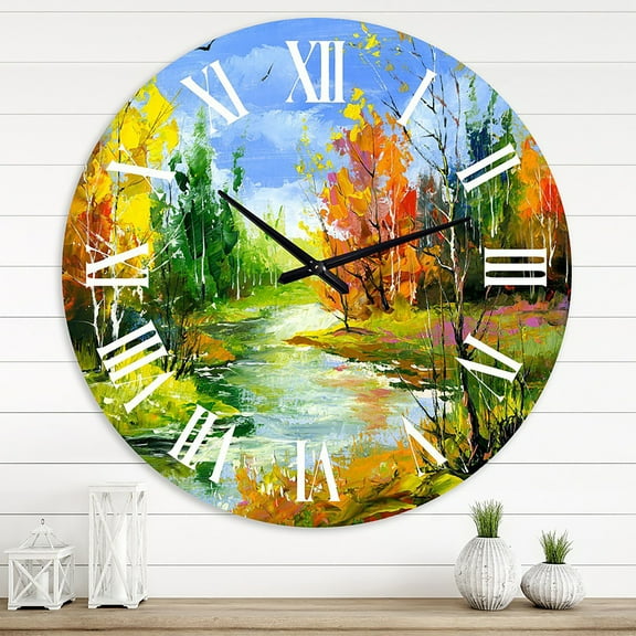 Designart 1 in Quartz Wall Clock