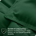 thumbnail image 4 of Bare Home Goose Down Alternative Comforter Set - 3 Piece Set - Oversized King, Forest Green, 4 of 7