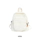 thumbnail image 4 of Qarigey Color sólido Reemplazo Cremallera Transpirable Correa doble Estilo simple Gran capacidad Forro de poliéster escolar Mochilas Blanco, 4 of 6