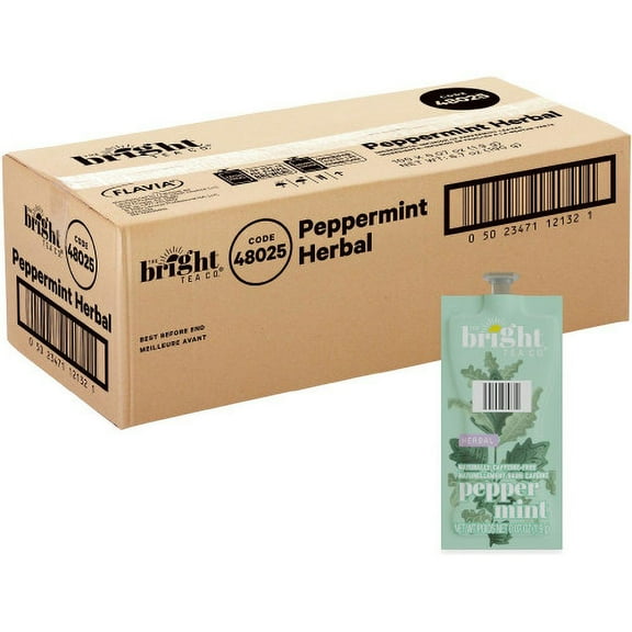 Flavia The Bright Tea Co. Peppermint Herbal Tea Freshpack, Each