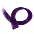 thumbnail image 1 of Feather Hair Extensions Colorful Fake Hair Clip In One Hairpiece, 1 of 8