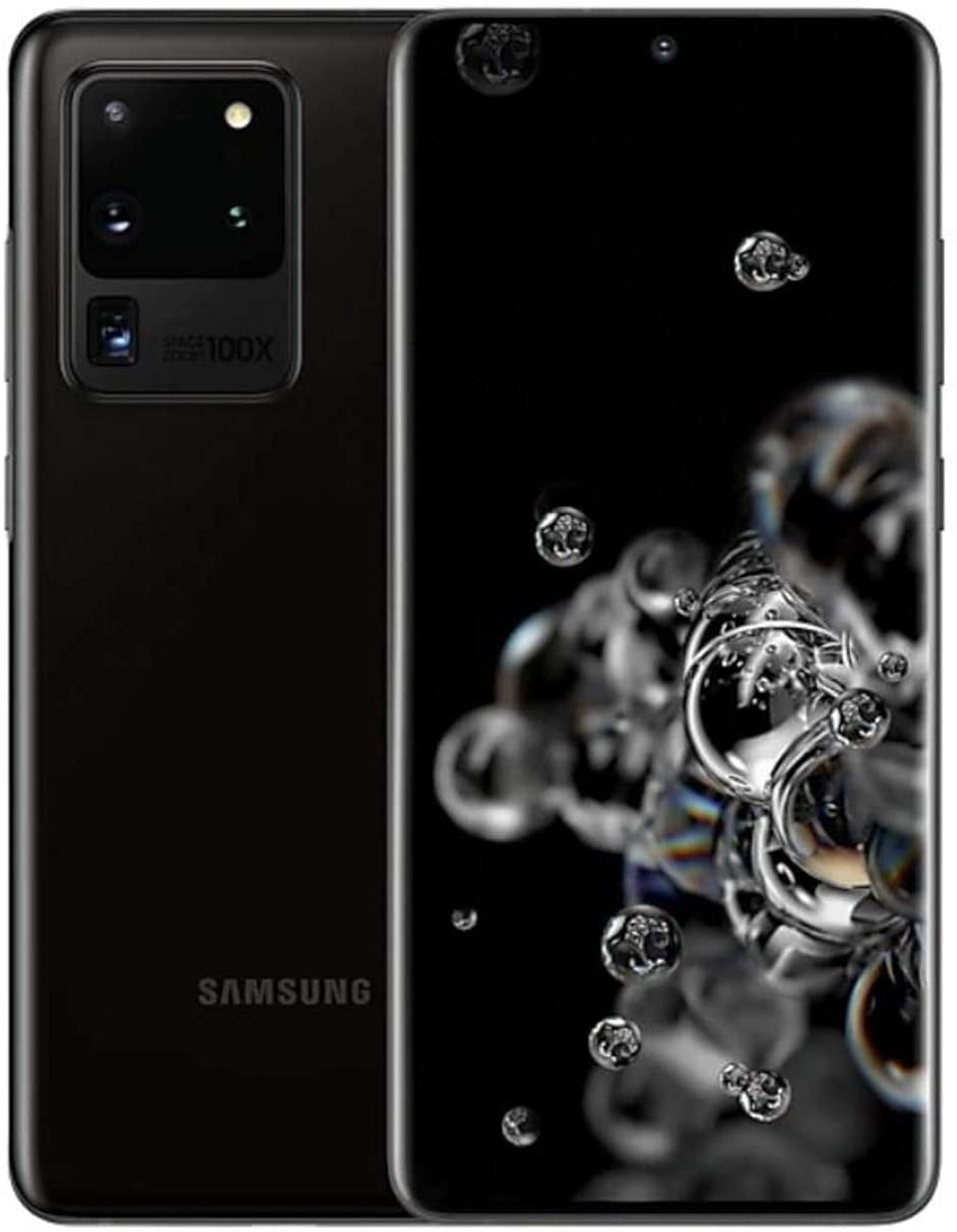 Restored Samsung Galaxy S20 Ultra 5G 128GB Cosmic Black (Unlocked) (Refurbished)