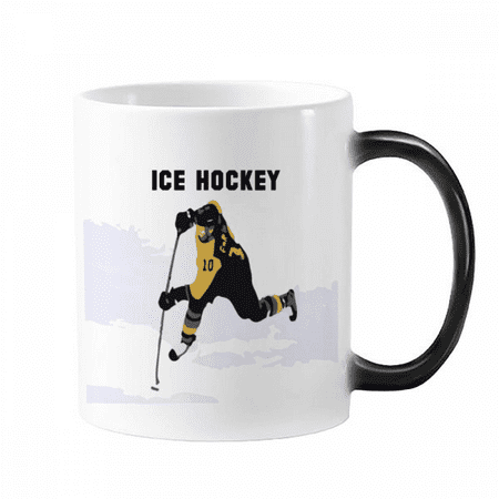 

Quick Hockey Tips Ice Art Deco Fashion Mug Changing Color Cup Morphing Heat Sensitive 12oz