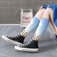 thumbnail image 5 of Masiiu Bluey Print Adult Crew socks, Comfortable Novelty Colorful Patterned, Breathable, Stylish Colorblock for Men Women, 5 of 6