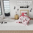 thumbnail image 2 of Juego de ropa de cama Franco Collectibles Hello Kitty Polka Dot Twin, 2 of 7