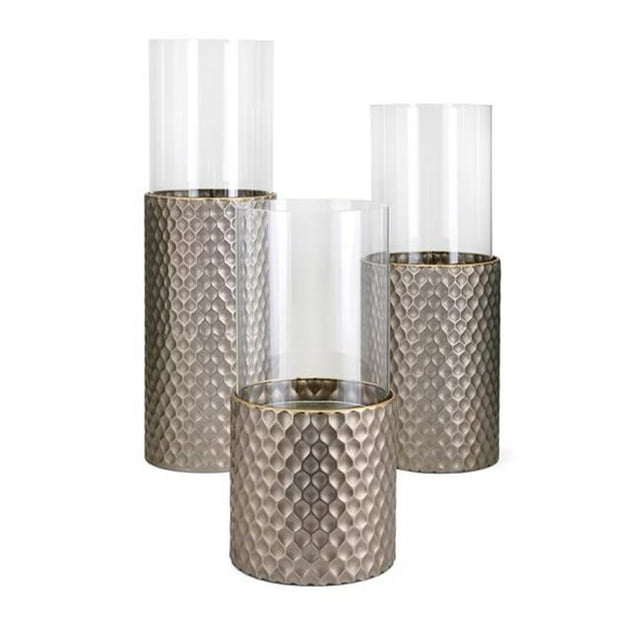 IMAX Worldwide Home 14608-3 Leila Candleholders, Set of 3
