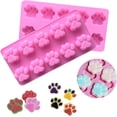 thumbnail image 1 of Creative Paw Print Silicone Mold, Food Grade, Reusable, Oven Safe, Non-Stick, For Your Cooking Adventures, 1 of 5