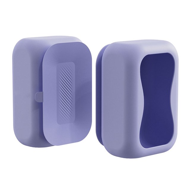 Silicón La Cajita Cajas Succión Copa Cubierta () Purple