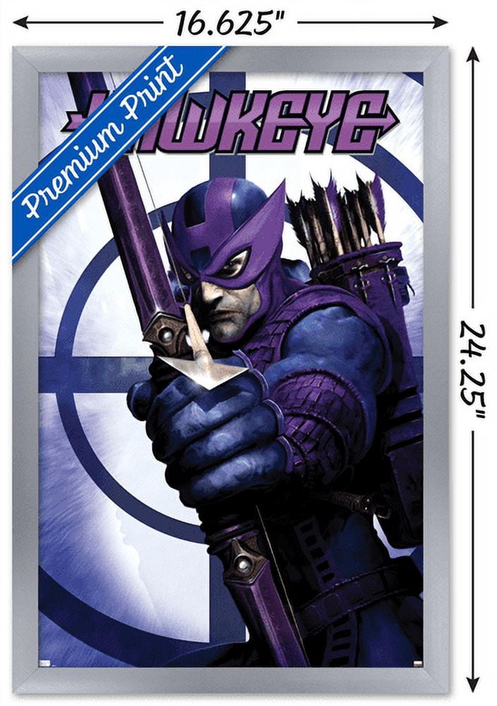 Marvel Comics - Hawkeye - Dark Reign: Hawkeye #1 Wall Poster, 14.725" x 22.375", Framed