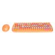 thumbnail image 3 of Combo de teclado y ratón Tecnología inalámbrica 2,4 G Ahorro de energía inteligente Transmisión a larga distancia Teclado y ratón Mezcla de naranja vibrante, 3 of 14
