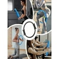 thumbnail image 3 of Pilates Ring, 15" Padded - Handle Lightweight Non - Slip Pilates Equipment, Full - Body Toning Fitness Circle for Arms, Thighs & Core,Black, 3 of 7