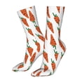 thumbnail image 5 of Goofa Carrot for 16in Socks, Funny Novelty Crazy Design Cotton Socks Sports Socks Knee High Socks For Men, Women,1Pairs - Gift For Working Friends, 5 of 7