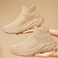 thumbnail image 5 of Breathable Knit Fur Lined Winter Work Gym Trainers Sneakers for Women and Men Stylish, 5 of 7