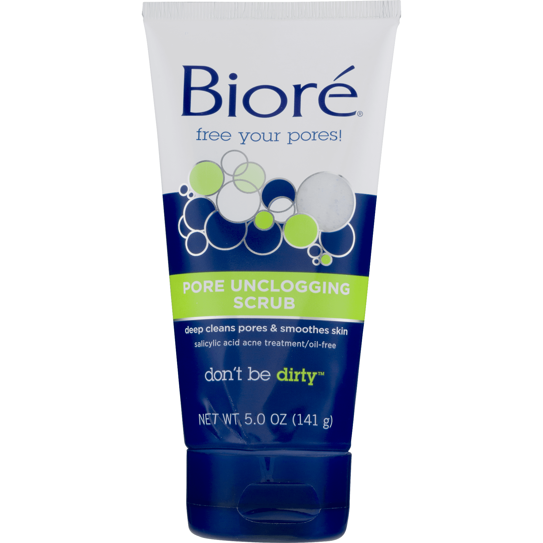 Bioré, 2 Salicylic Acid, OilFree, Pore Unclogging Face and Body Scrub