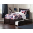 thumbnail image 3 of Metro Twin Extra Long Bed with Footboard and Twin Extra Long Trundle in Espresso, 3 of 7