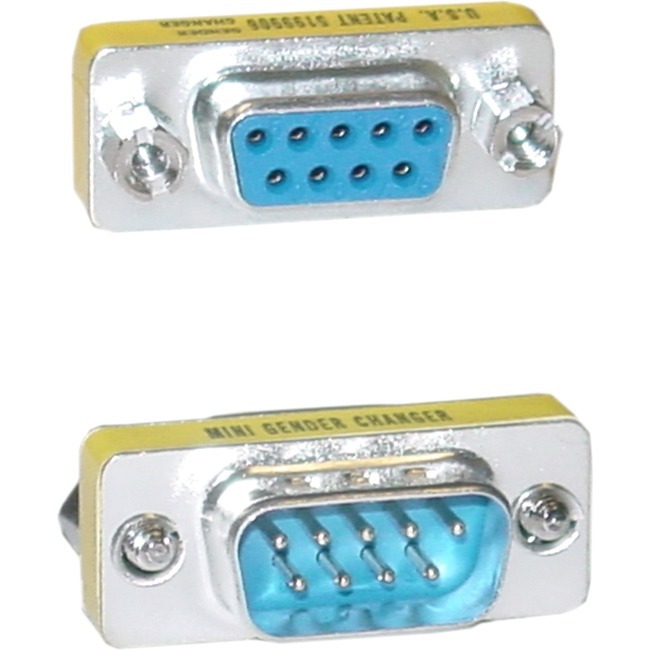 Cable Wholesale 31D107200 Serial Mini Port Saver & Coupler, DB9 Male to DB9 Female Walmart