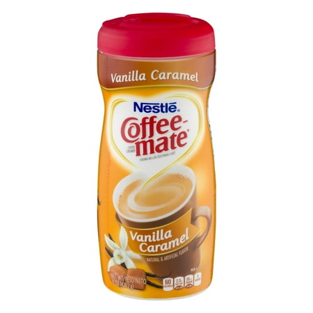 Nestle Coffeemate Vanilla Caramel Powder Coffee Creamer 15 oz. Canister