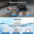 thumbnail image 4 of FOR ECOVACS T50 PRO OMNI /T50PRO / T50 OMNI Robot Vacuum Spare Parts Main Side Brushes Mop Cloths HEPA Filters Dust Bags Accessories T50 Replacement Kit for Ecovacs, 4 of 7
