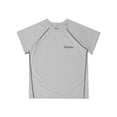 thumbnail image 4 of Hansber Kids Girls Boys Dry Fit Sports T-Shirts Athletic Shirts Short Sleeve Activewear Tees Tops for Gray 130, 4 of 6