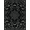 Black Gray, Pattern 2, variant on ODIKA 2'x3' Washable Doormat Mystical Intertwined Creatures Esoteric Goth Witchcraft Design for Entryway, Kitchen, Laundry Room, Non-Slip, Low Pile