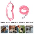 thumbnail image 5 of 1 set arnés de perro correa tirando de cuerda y collar conjunto de arnés para caminar al aire libre, 5 of 5