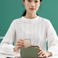 thumbnail image 3 of Solid Color Cosmetic Bag Makeup Case Waterproof Pouch Travel Fashion Large Capacity Handbag Multifunctional for S/Blue, 3 of 9