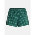 thumbnail image 5 of No Boundaries Print Boxer Sleep Shorts, 3" Inseam, Women's XS-XXL, 5 of 5