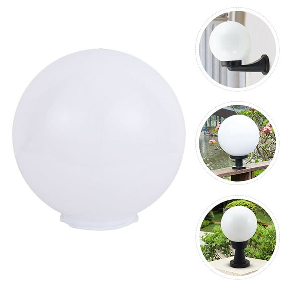Lamp Post Globe Replacement Lamp Shade Post Lamp Shades Decortive Ceiling Pendant Fixture For Table Wall Floor White 250MM 120MM