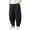 Mens Pants Black, variant on Beach Hawaiian Pants for Men Casual Loose Elastic Waist with Pockets Travel Vacation Trousers Dad Gifts