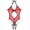 Red, variant on Bodysuits for Women Strap Detail One Piece Bodywear with Cutout Look for Layering Bodysuit