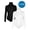 #2 Black+White, variant on QRIC 2 Pack Women's Mock Turtle Neck Long Sleeve Tops Bodysuit Jumpsuit Black White XL