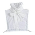 thumbnail image 1 of Cuello desmontable para mujer, media camisa, blusa, cuello para suéteres, ropa de vestir, 1 of 9