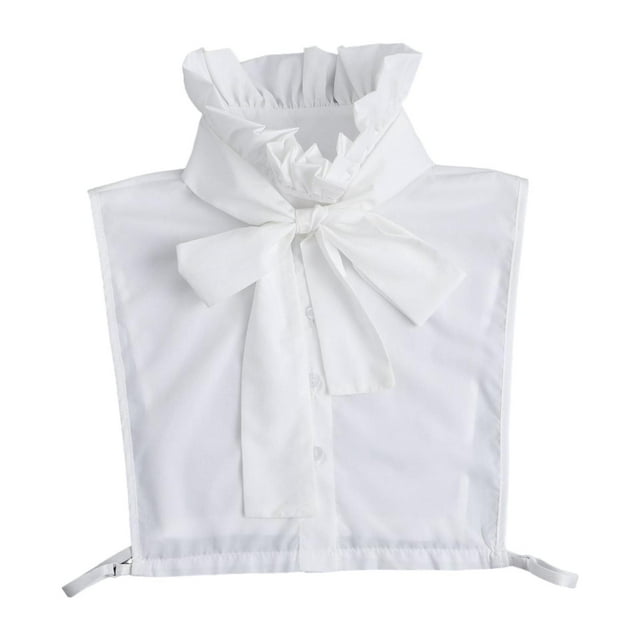 Cuello desmontable para mujer, media camisa, blusa, cuello para suéteres, ropa de vestir