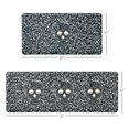 thumbnail image 6 of FIESTA Skull & Vine Floral Sugar Skull Anti-Fatigue Comfort Kitchen Runner Mat, Non-Slip Floor Mat, Padded Standing Desk Mat, Black/White/Beige, 20"x55", 6 of 6