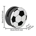 thumbnail image 3 of Football Lunch Bag with Strap, Reusable Round Thermal Bags for School Picnic Camping Outdoor-, 3 of 5