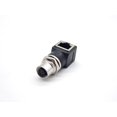 thumbnail image 4 of HELIAHO M12 to RJ45 Bulkhead Adapter Waterproof M12 A Code 4 Pin Female to RJ45 Jack Right Angle Black CJ911-84645, 4 of 7