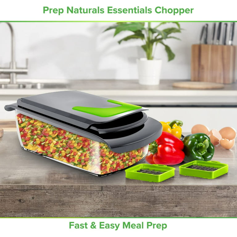 PrepNaturals Vegetable Chopper with Container, Veggie Chopper - Chopper  Vegetable Cutter, Food Chopper & Onion Chopper - Onion Chopper Dicers