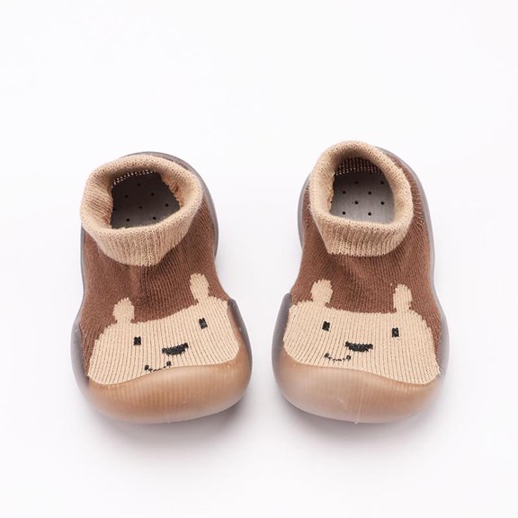 SDJMa Toddler Boys Socks Breathable Kids Non-slip Cartoon Thicken Indoor Toddler Shoes