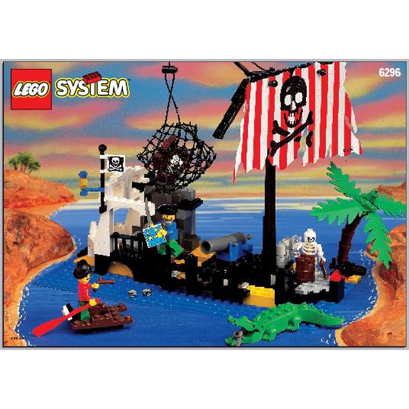 Collectible Lego Pirates Set #6296 - Shipwreck Island