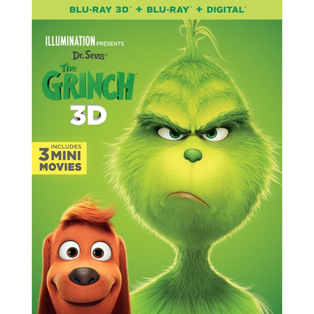 Dr Seuss The Grinch Blu Ray Blu Ray Digital Copy Walmart Com Walmart Com