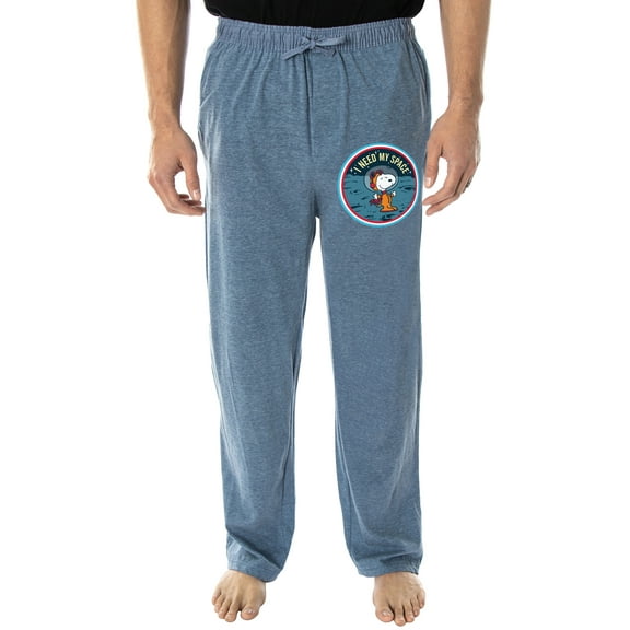 Peanuts Adult Snoopy In Space Character Loungewear Sleep Pajama Pants