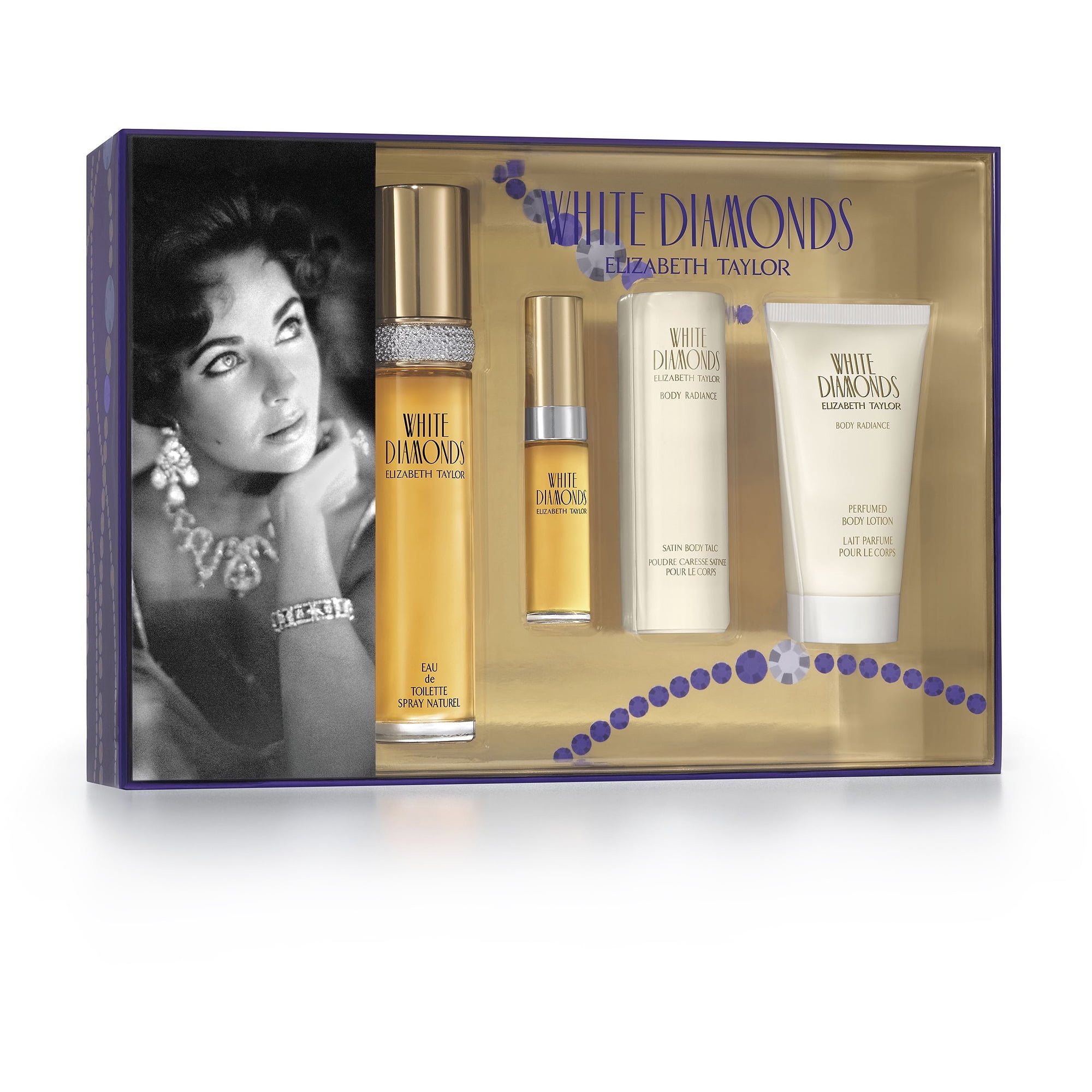 Elizabeth Taylor White Diamonds Gift Set Eau De Toilette Perfume